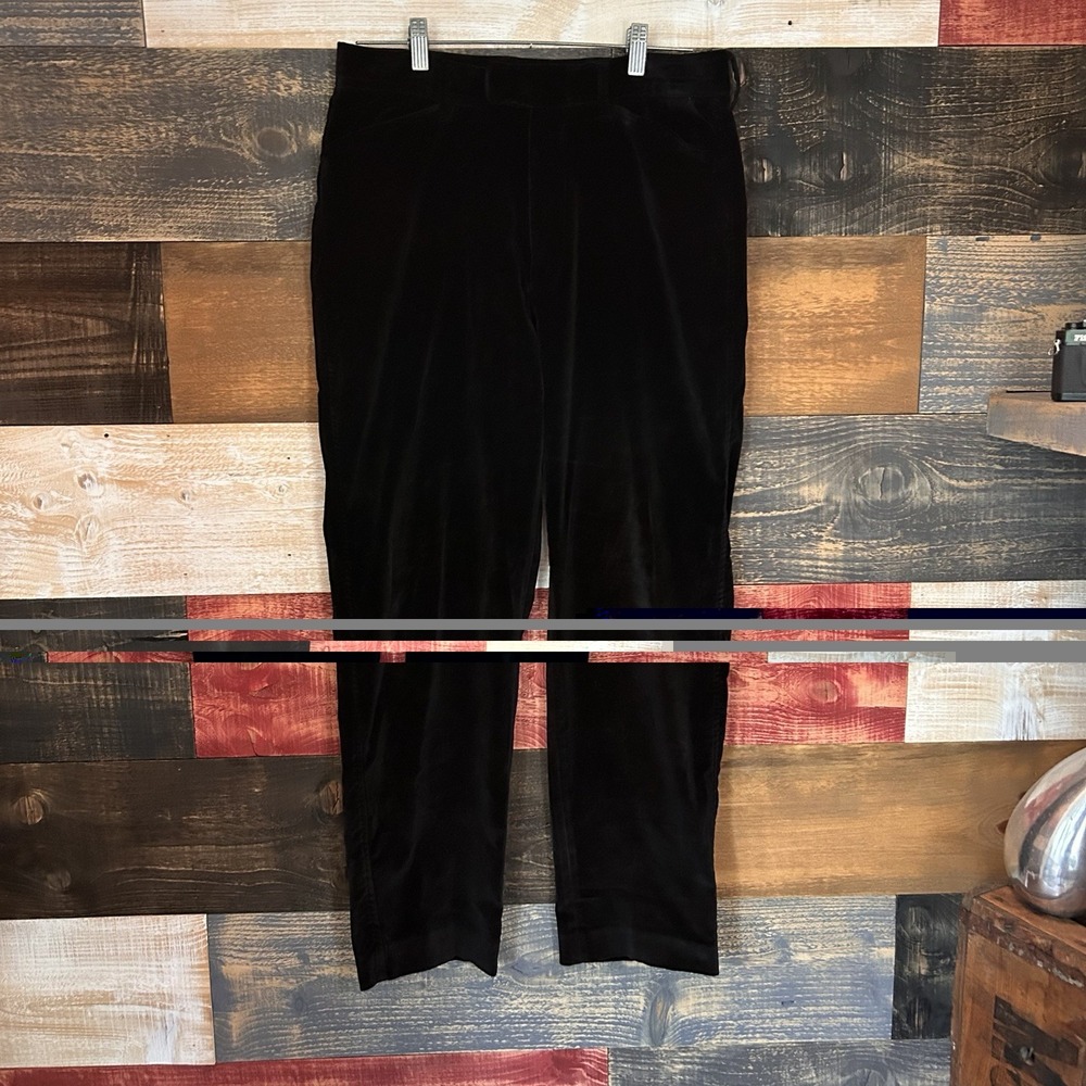 Vintage Gucci Tom Ford 90s Velvet Black Straight Leg Mens 30 By 28.5